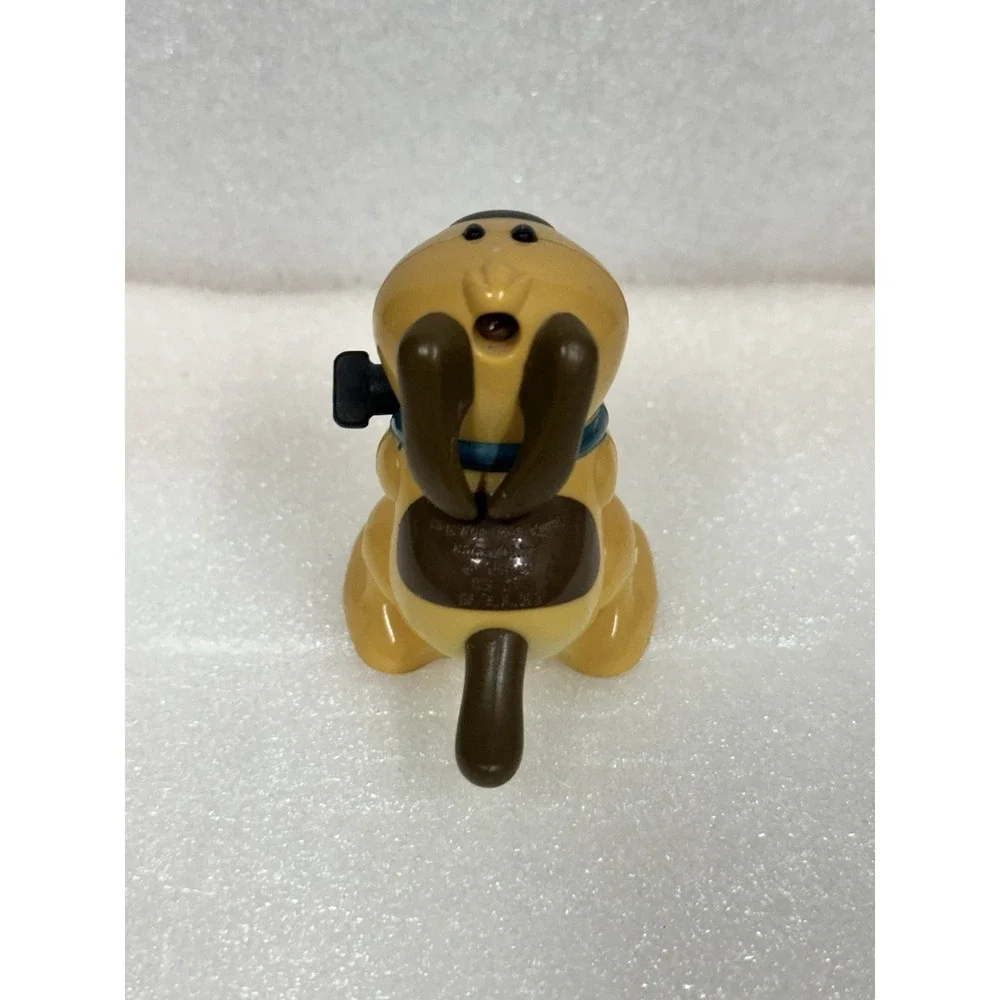 Vintage Flipping Dog Wind Up Toy, Working. Plastic Collectors Toy Interactive
